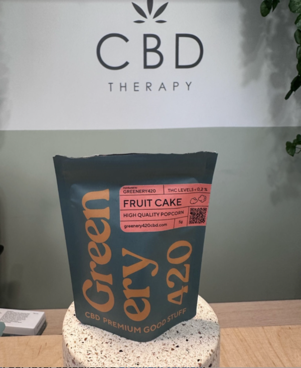 Pop corn CBD Fruit Cake